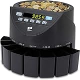 ZZap CS20 - Automatischer EURO Münzzähler & -sortierer - Geldzählmaschine Münzzählautomat Geldzähler