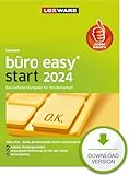 Lexware büro easy start 2024 (365 Tage) | Bürosoftware mit Basisfunktionen - einfach zu bedienen | PC Aktivierungscode per Email