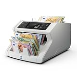 Safescan 2265 Geldzählmaschine, Wertzählung für gemischte EUR- und GBP-Banknoten - Banknotenzähler mit 5-facher Echtheitsprüfung - zählt sortierte Banknoten aller Währungen