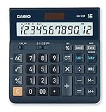 Casio Tischrechner DH-12ET 12-stellig Steuerberechnung Gesamtsummen-Speicher Solar-/Batteriebetrieb